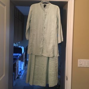 Eileen Fisher Two-Piece Dress Set; Size Small